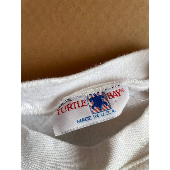 Vintage Turtle Bay Snow Deer Trees Nature Ribbon Sweatshirt Medium - Picture 5 of 11